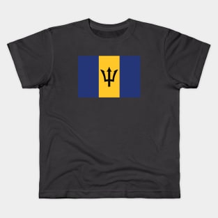 Barbados National Flag Kids T-Shirt